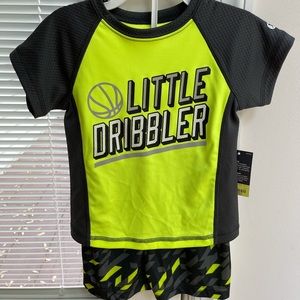 Xersion Boy 2 Piece 2T Quick Dri Short Sleeves